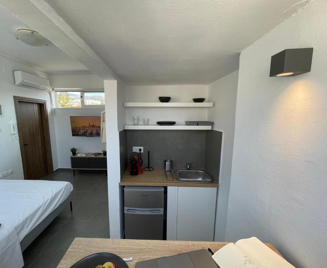 Modern rooftop apartment Rethimnon Buitenkant foto